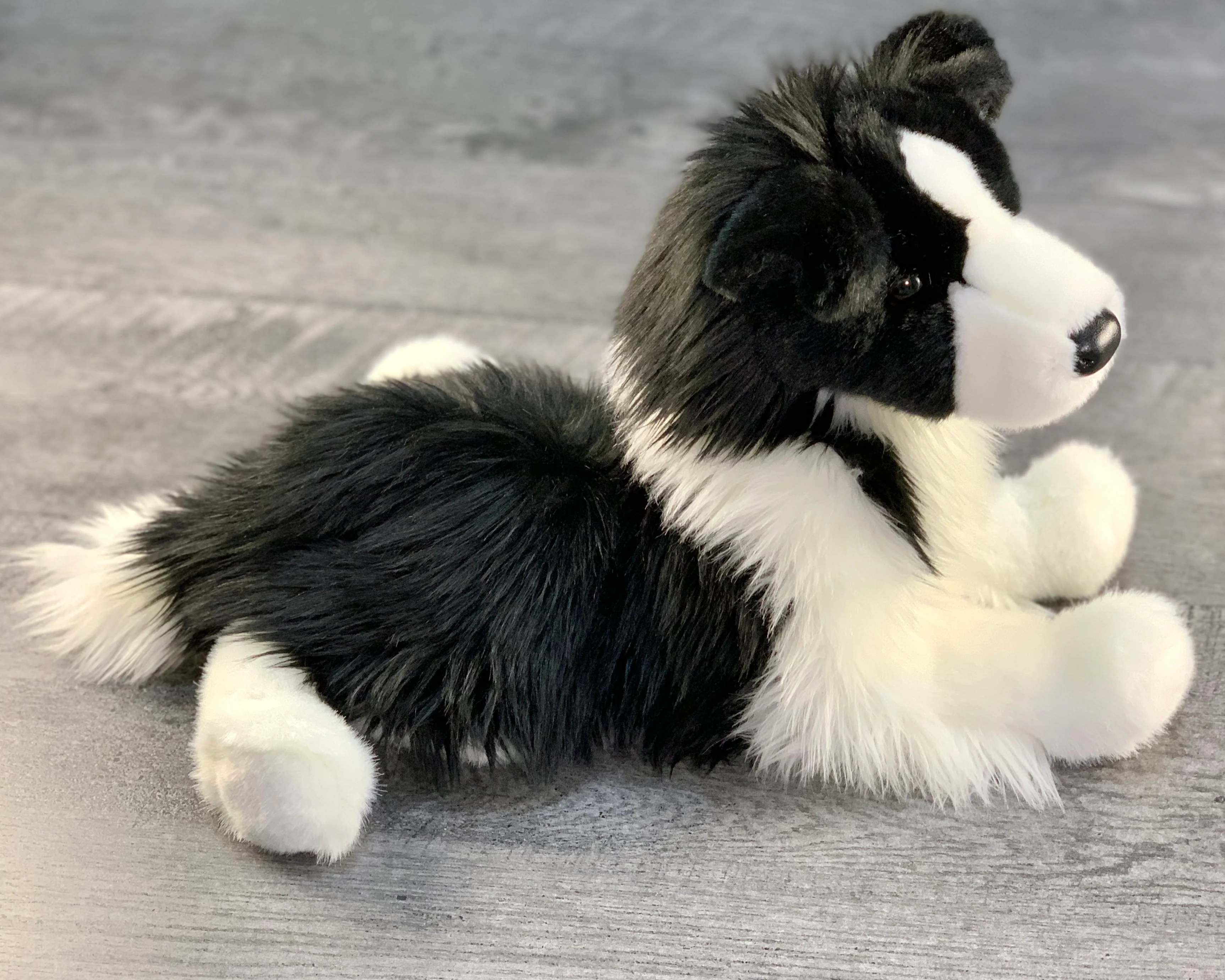Weighted Border Collie Plush – 15" (Up to 3 lbs) - Image 6