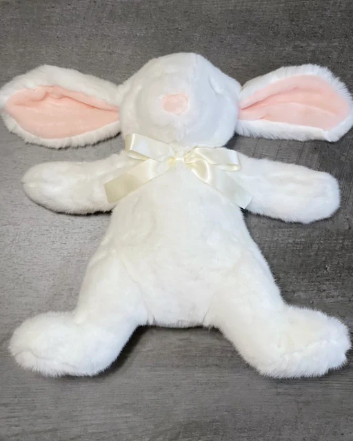 Weighted White Bunny —16" Calming Lap Rabbit Plush - Image 5