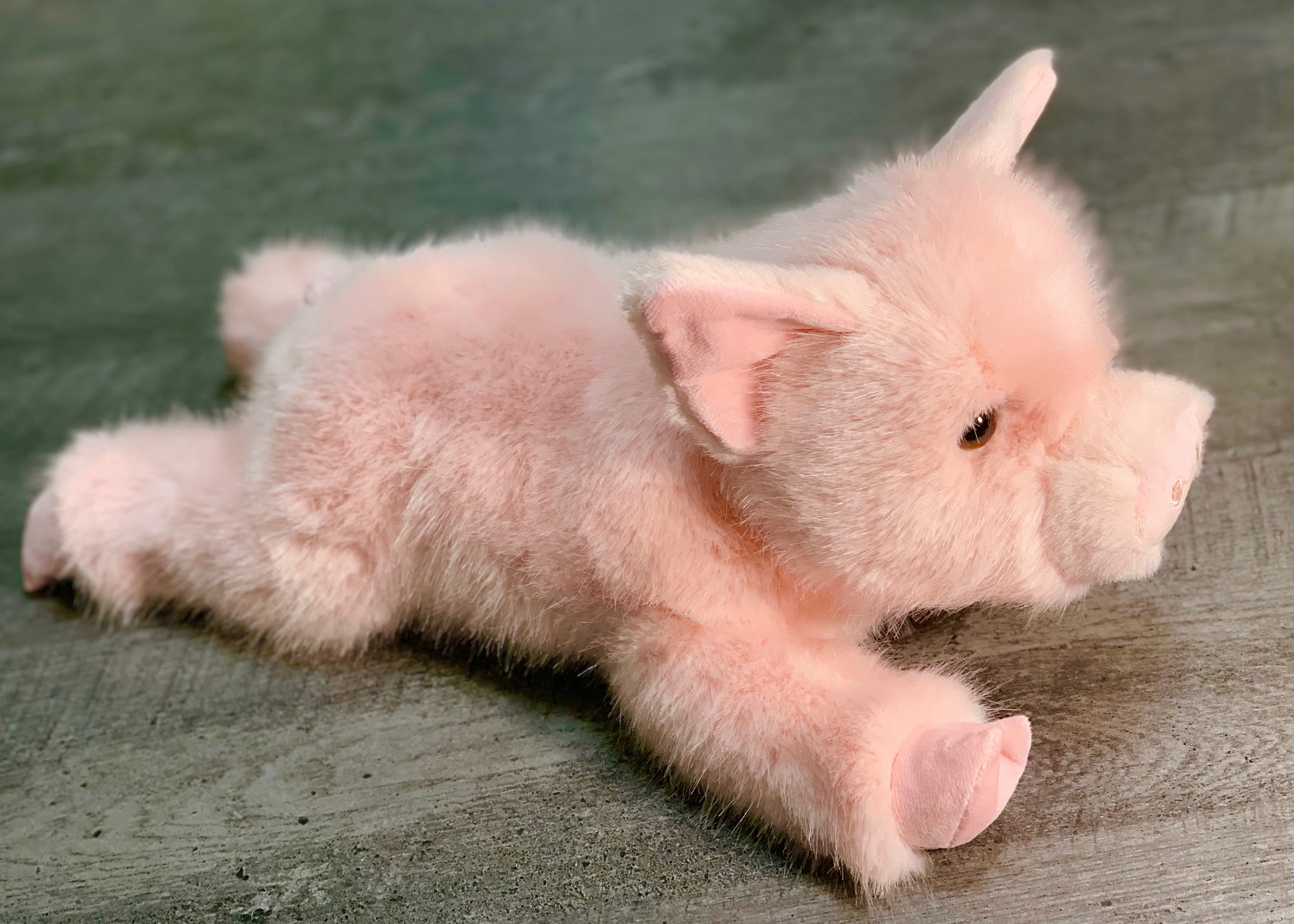 Weighted Pink Pig Plush — 17" Cute and Cozy (Up to 5 lbs) - Image 4