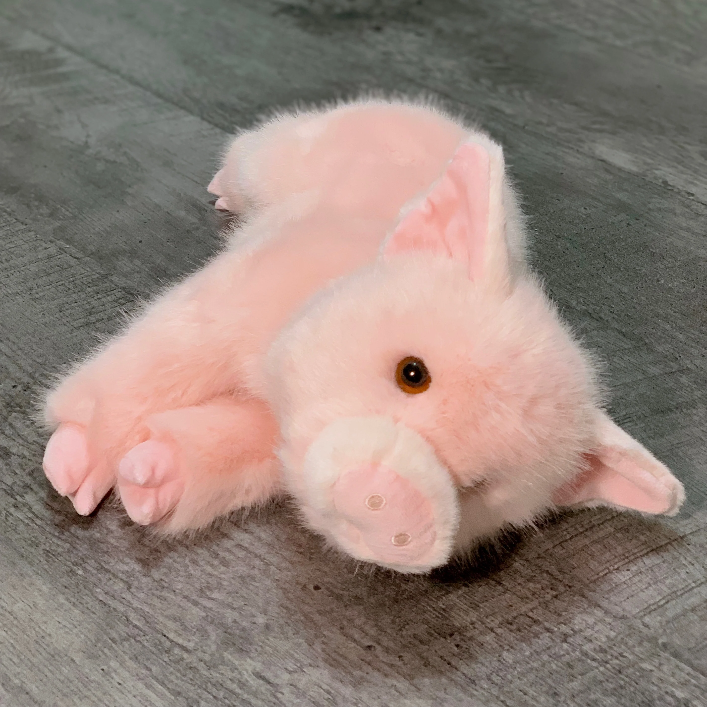 Weighted Pink Pig Plush — 17" Cute and Cozy (Up to 5 lbs) - Image 5