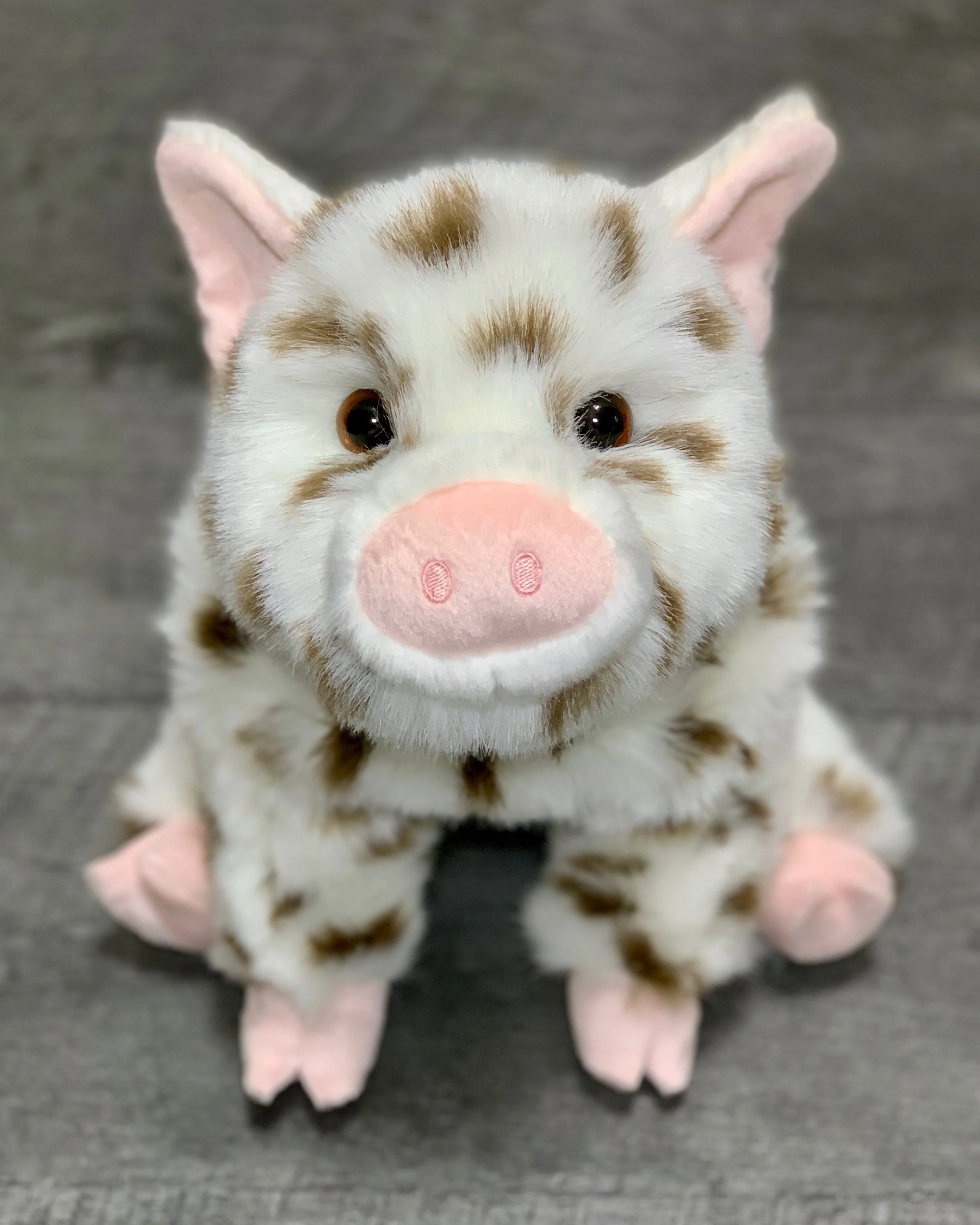Weighted Spotted Pig Plush — 17" Chubby Cuddles (Up to 5 lbs) - Image 4