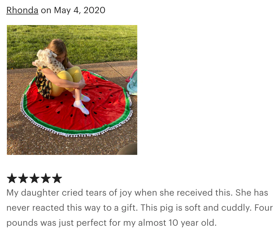 Weighted Spotted Pig Plush — 17" Chubby Cuddles (Up to 5 lbs) - Image 8