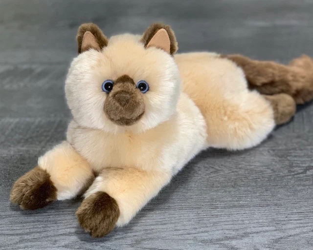 Weighted Himalayan Cat Plush — 15" (Up to 3lbs) - Image 3