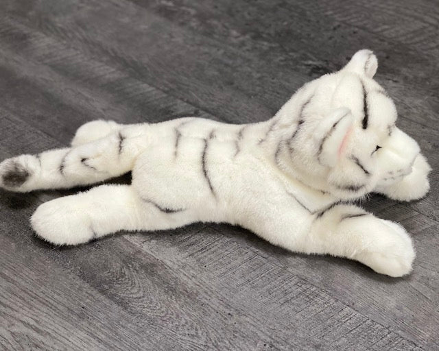 Weighted White Tiger Plush — 18" Blue-Eyed, Ultra-Soft (Up to 5 lbs) - Image 4