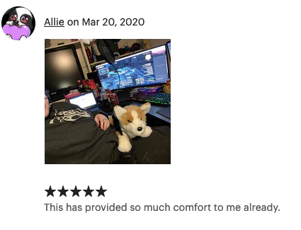 19" Weighted Corgi Plush (Up to 6 lbs) - Image 11