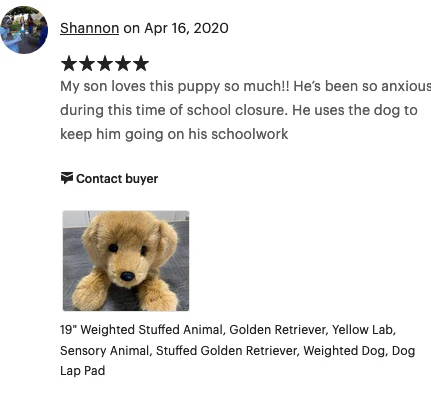 Weighted Golden Retriever Plush — 19" Lifelike Dog (Up to 5 lbs) - Image 11