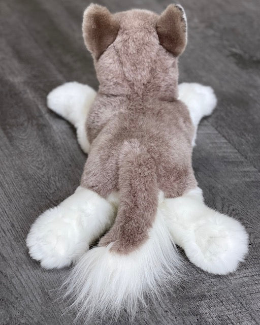 Weighted Husky – 19" Laying Plush Dog (Up to 5 lbs) - Image 5