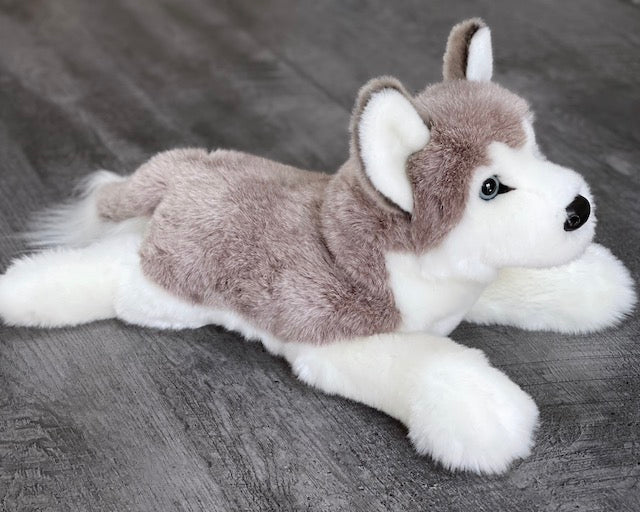 Weighted Husky – 19" Laying Plush Dog (Up to 5 lbs) - Image 6