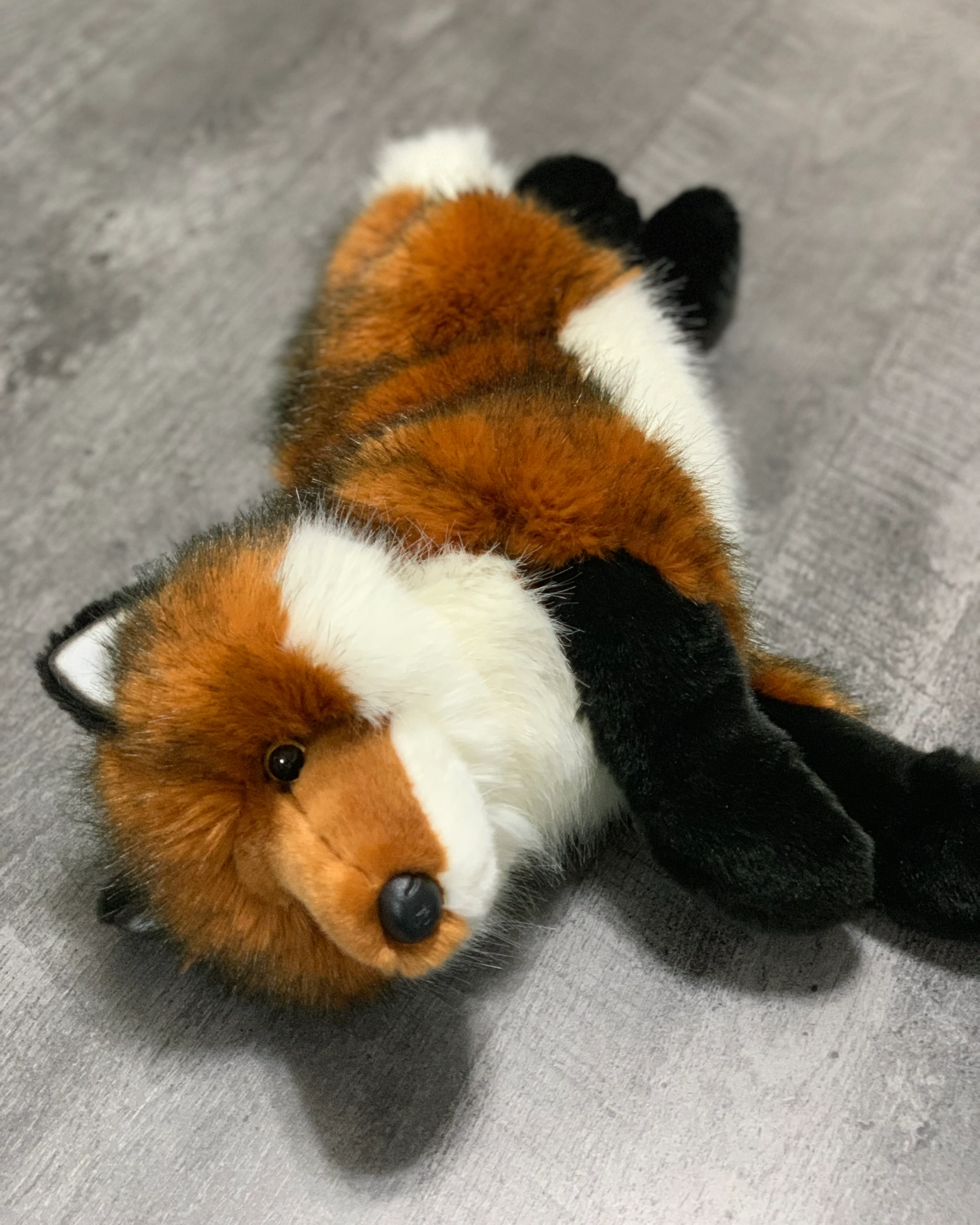 Weighted Red Fox Plush — 19" Laying, Lifelike Lap Companion - Image 5