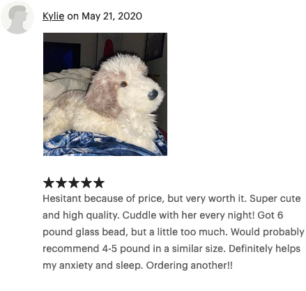 19-inch Weighted Great Pyrenees, up to 5lbs - Image 11