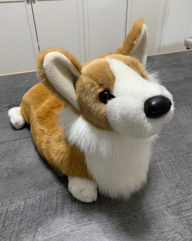 Weighted Corgi Plush — 20" Lifelike Pup (Up to 7lbs) - Image 10