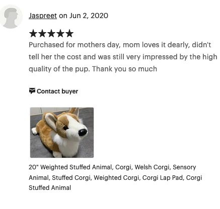 Weighted Corgi Plush — 20" Lifelike Pup (Up to 7lbs) - Image 11