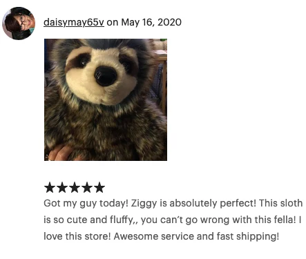 Weighted Sloth Plush — 20" Soft Big Hugs (Up to 8 lbs) 14” sitting - Image 15