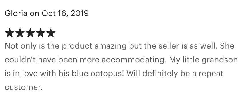 20-inch Weighted Octopus, up to 3lbs, White - Image 5