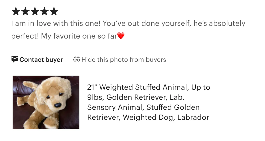 Weighted Golden Retriever Plush — 23" Ultra-Soft, Floppy Dog (Up to 9 lb) - Image 10