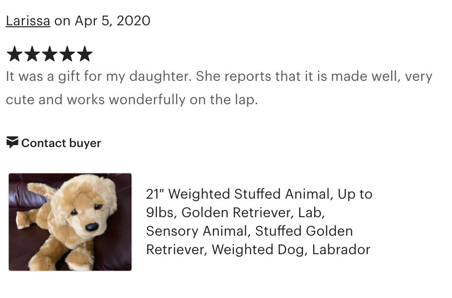 Weighted Golden Retriever Plush — 23" Ultra-Soft, Floppy Dog (Up to 9 lb) - Image 11