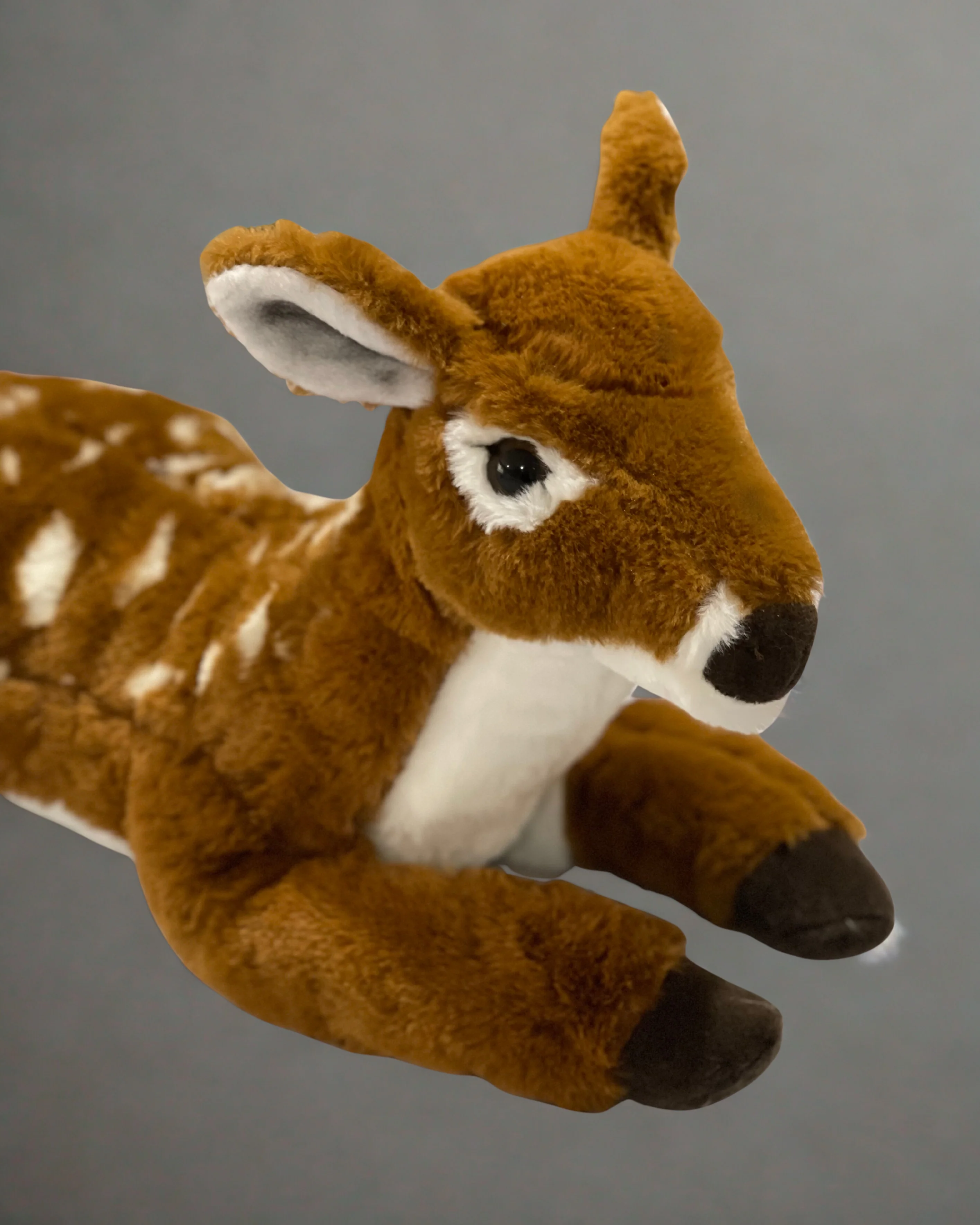 Weighted Deer (Fawn) Plush — 22" Laying, Ultra-Soft & Cuddly (Up to 6 lbs) - Image 3