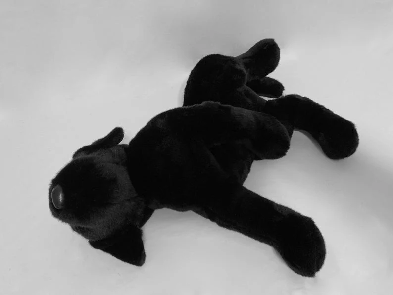 Weighted Black Lab Plush — 23" Ultra-Soft, Floppy Dog (Up to 9 lbs) - Image 3