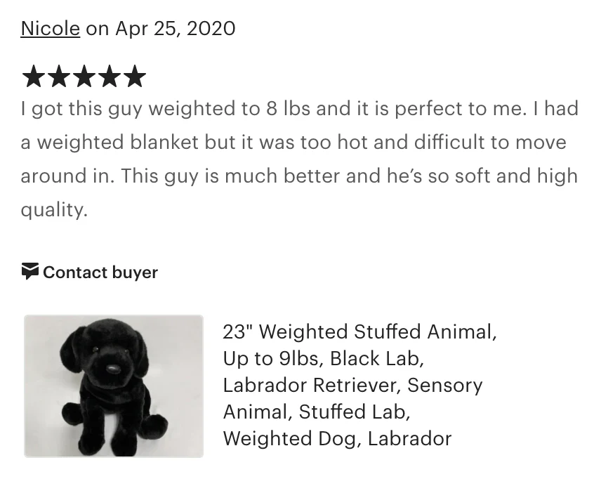 Weighted Black Lab Plush — 23" Ultra-Soft, Floppy Dog (Up to 9 lbs) - Image 9