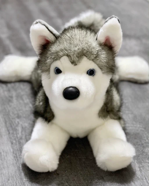 Weighted Husky Plush — 25" Blue-Eyed, Ultra-Soft (Up to 11 lbs) - Image 3