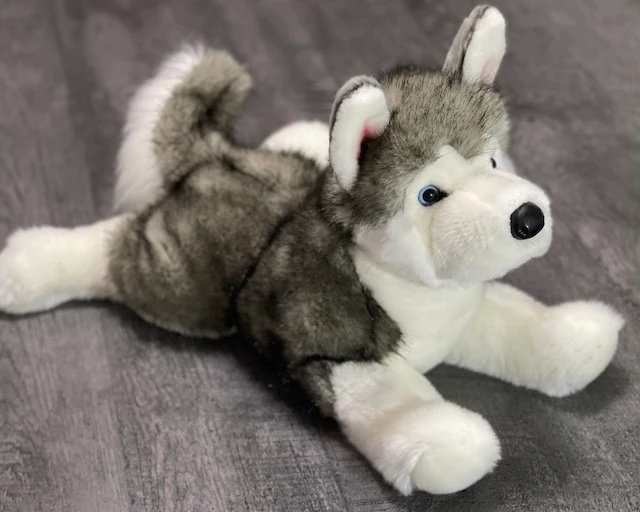 Weighted Husky Plush — 25" Blue-Eyed, Ultra-Soft (Up to 11 lbs) - Image 5
