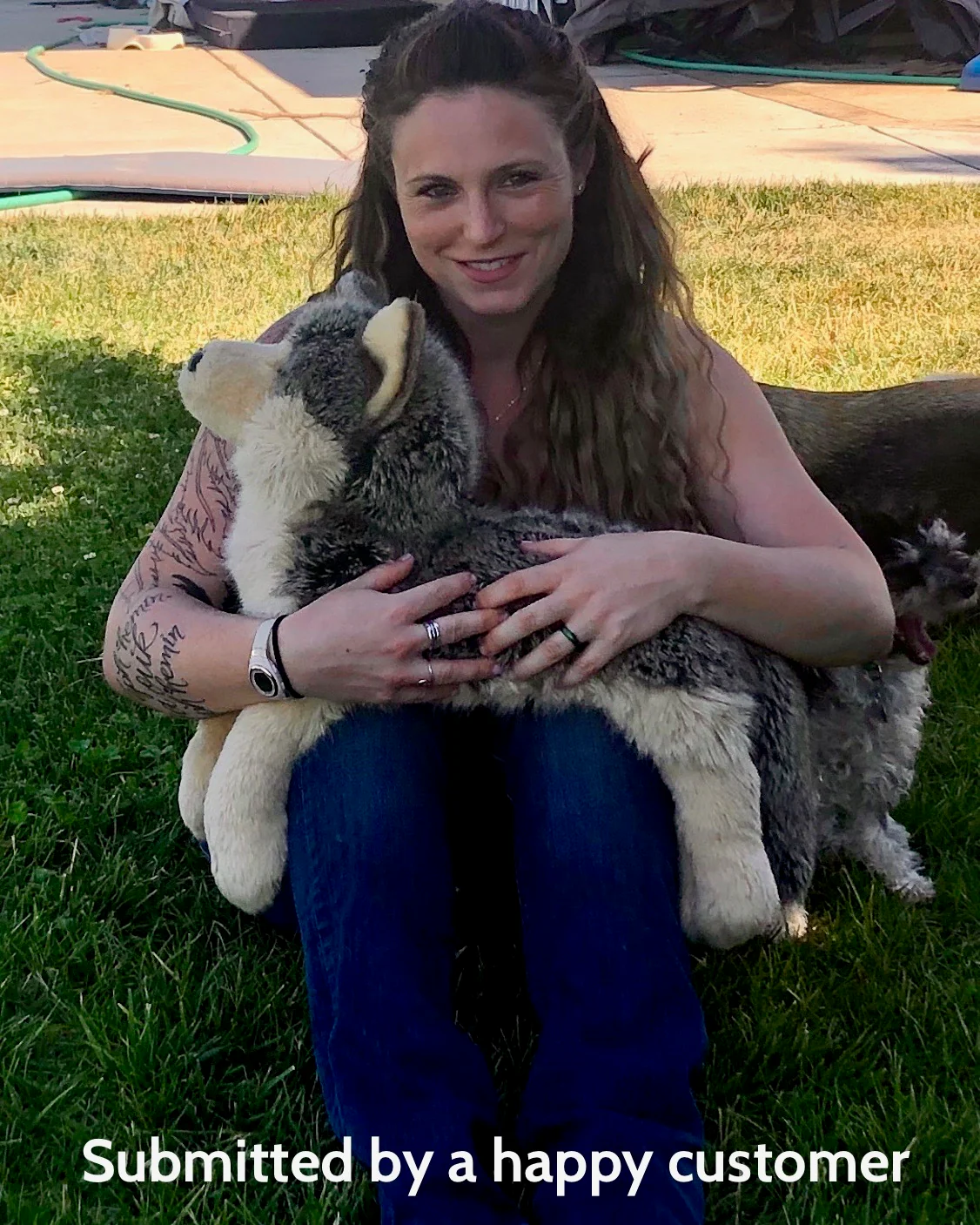 Weighted Wolf Plush — 26" (21" body), Ultra-Plush & Hug-Weighted - Image 10