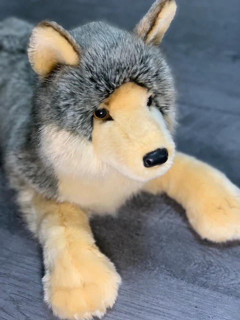 Weighted Wolf Plush — 26" (21" body), Ultra-Plush & Hug-Weighted - Image 3