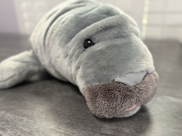Weighted Manatee Plush – 32" × 13" (Up to 22 lbs) - Image 5