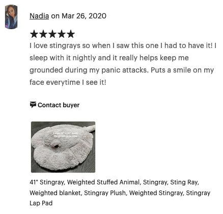 40-inch Weighted Stingray, up to 10lbs - Image 11