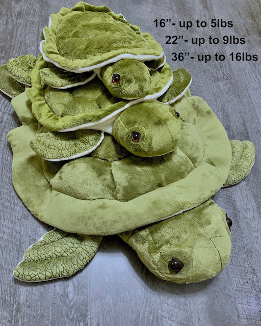 Weighted Sea Turtle Plush – 36" Jumbo (Up to 18lbs) - Image 11