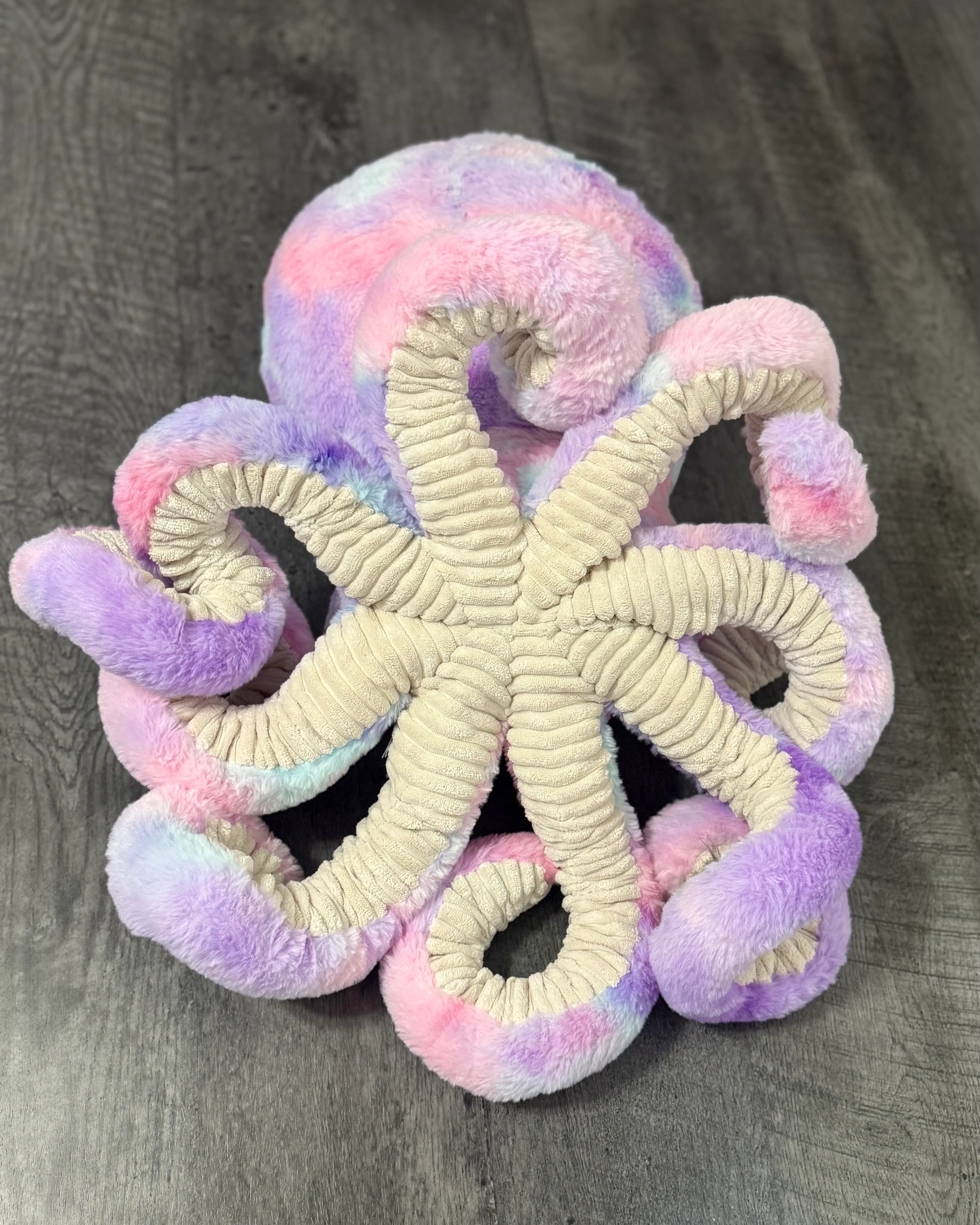 Giant Weighted Octopus – Purple Watercolor (Purple/Pink/Blue)  Custom 8–12 lbs - Image 7