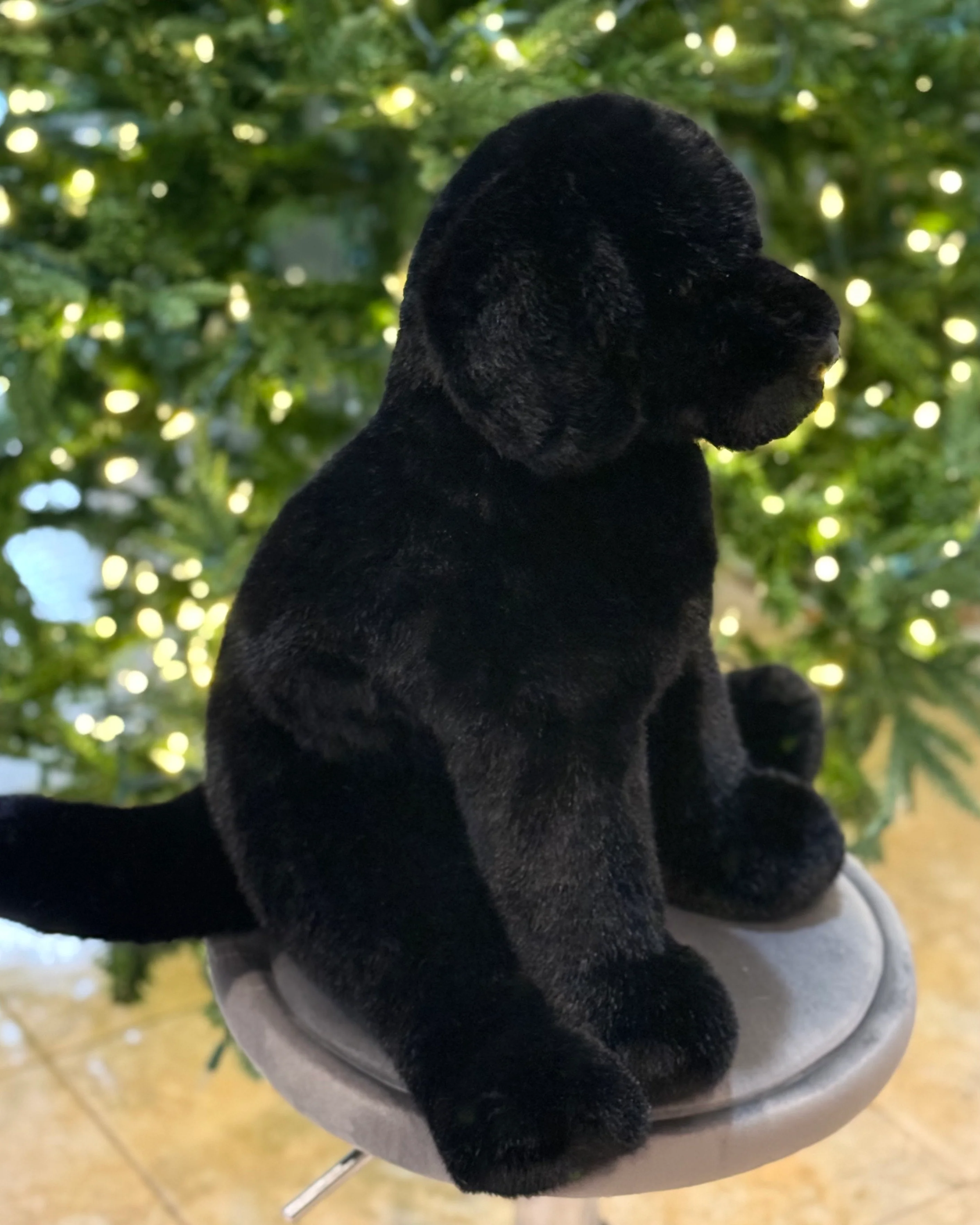 Weighted Black Labrador Dog Plush – Up to 11 lbs, 23" - Image 4