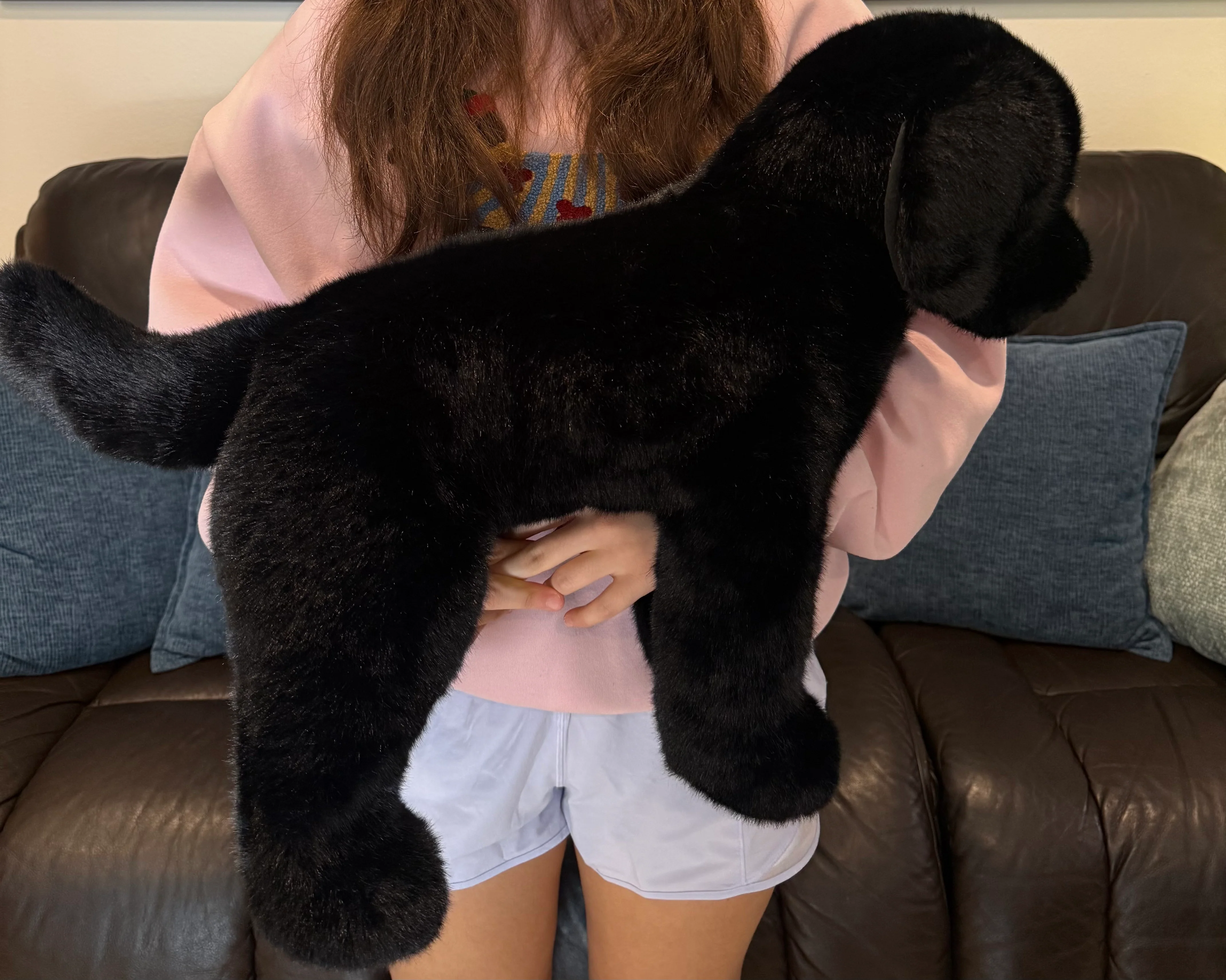 Weighted Black Labrador Dog Plush – Up to 11 lbs, 23" - Image 5