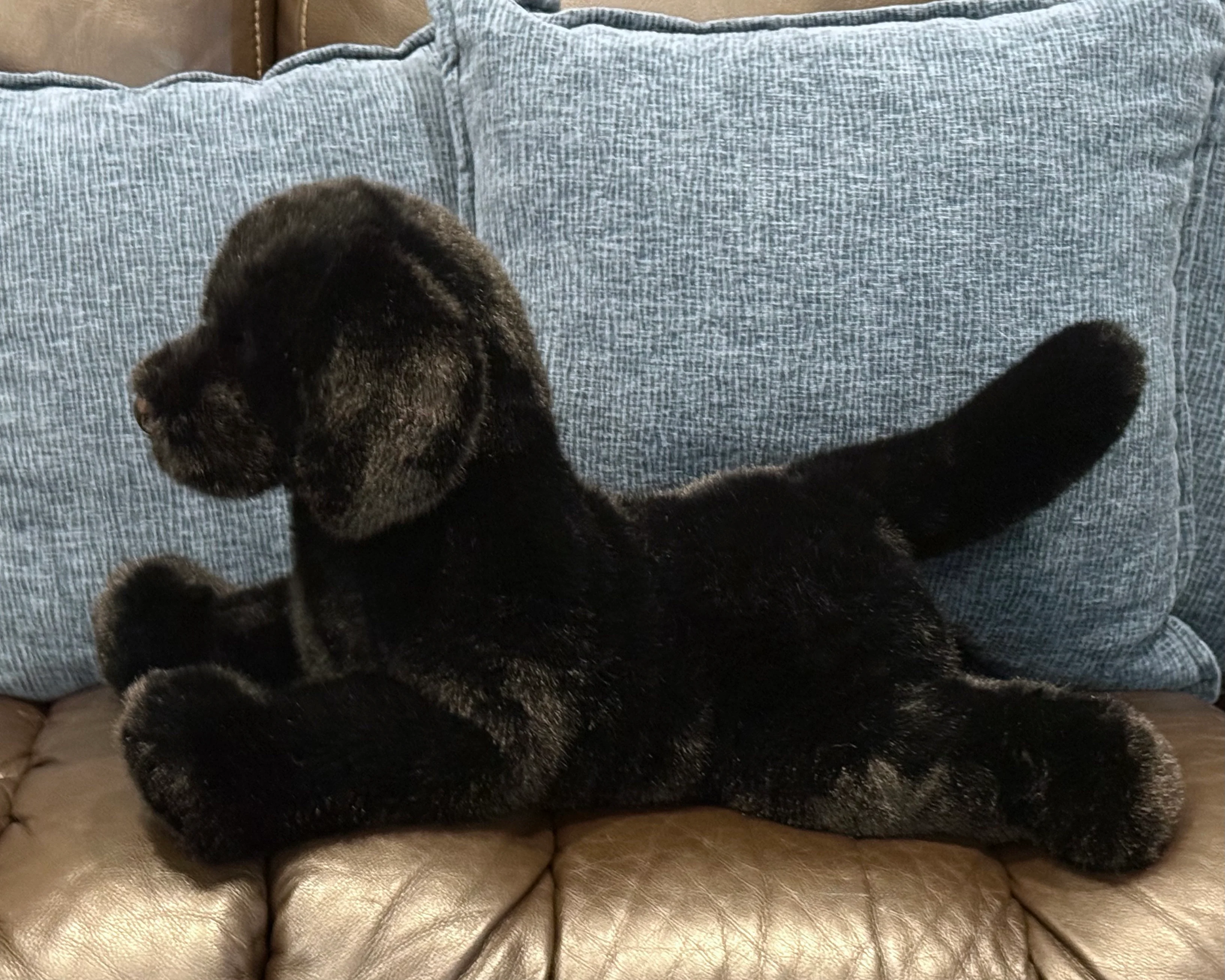 Weighted Black Labrador Dog Plush – Up to 11 lbs, 23" - Image 6