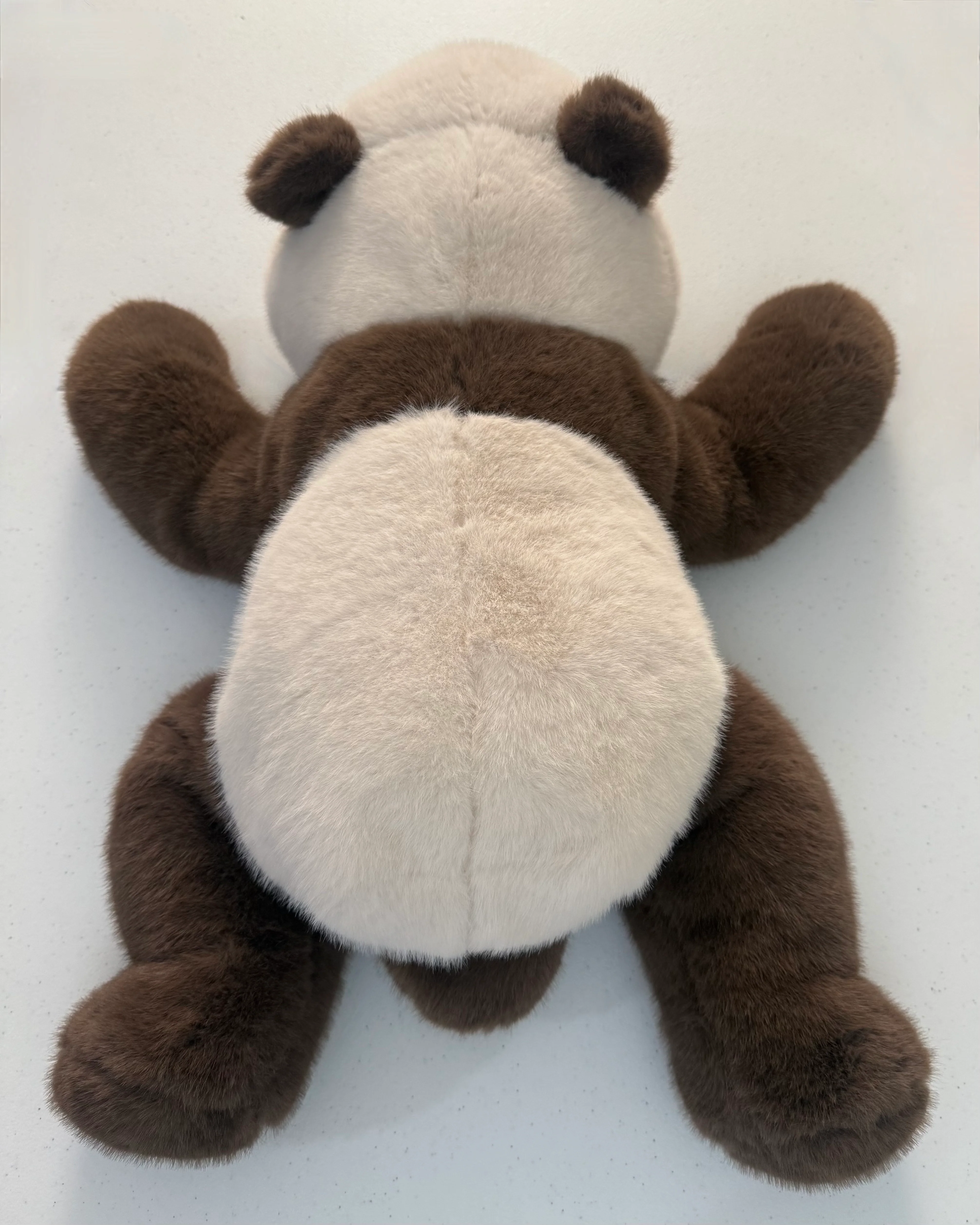 Large 24" Weighted Brown Panda Plush – Adjustable 2–13 lbs Realistic Hug Like a Baby - Image 11